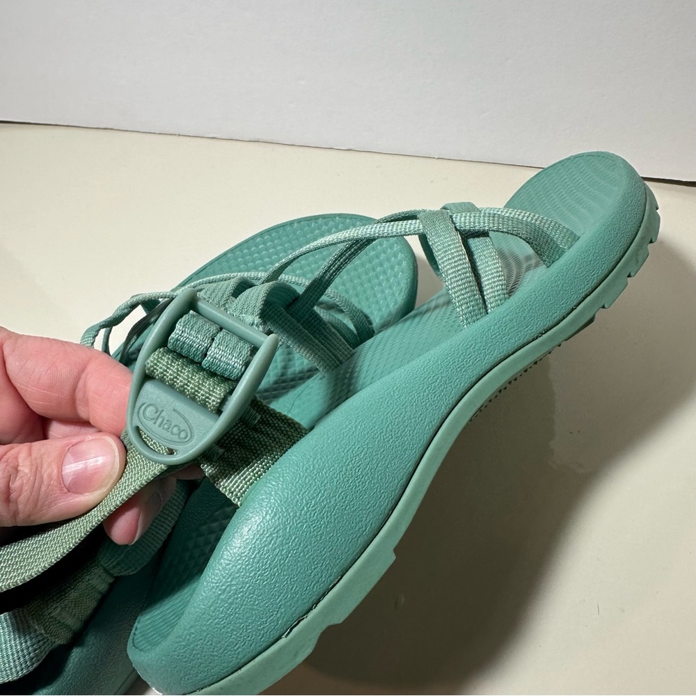 Chaco womens sandal size 6 teal strappy - Picture 9 of 9